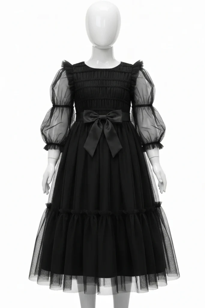 Girls Black Dress
