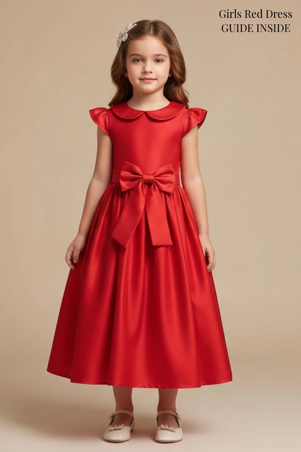Girls Red Dress