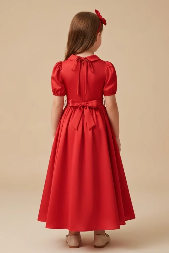 Girls Red Dress