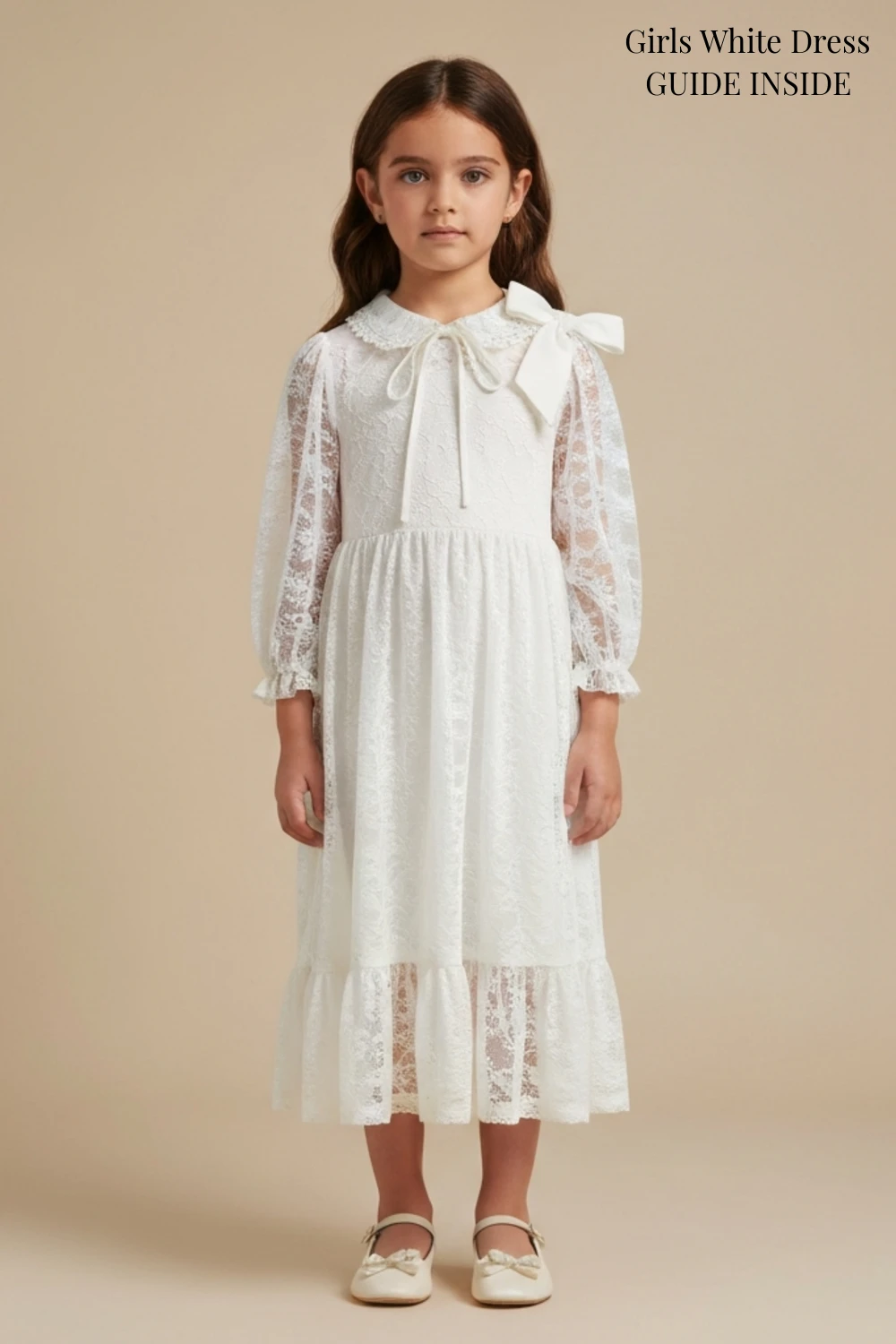 Girls White Dress