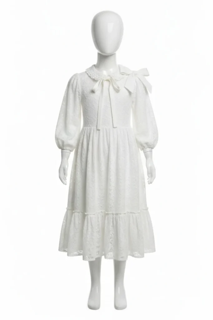 Girls White Dress