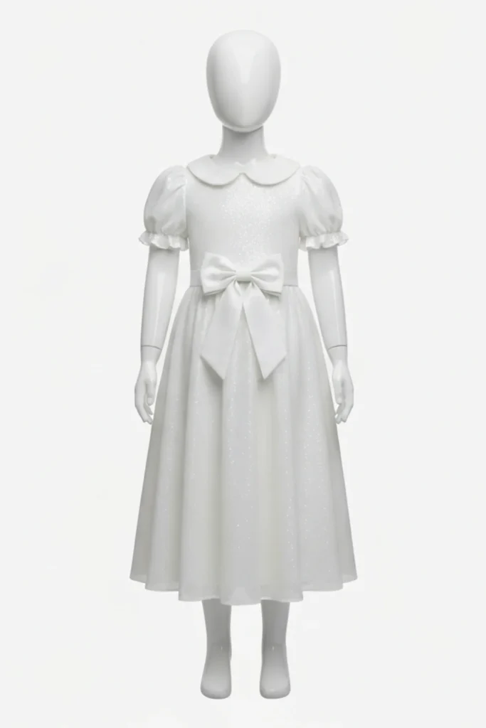 Girls White Dress