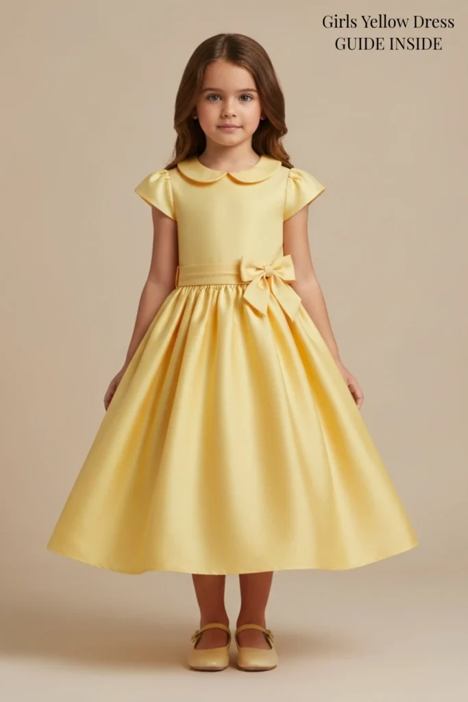 Girls Yellow Dress