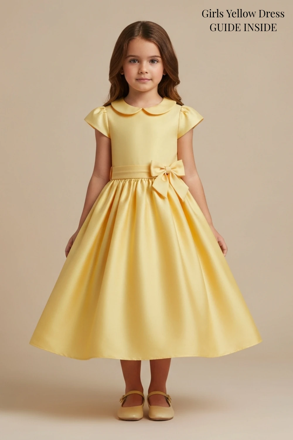 Girls Yellow Dress