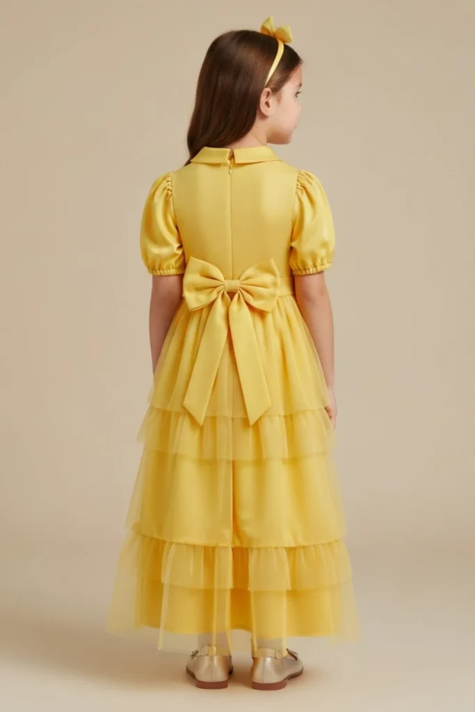 Girls Yellow Dress