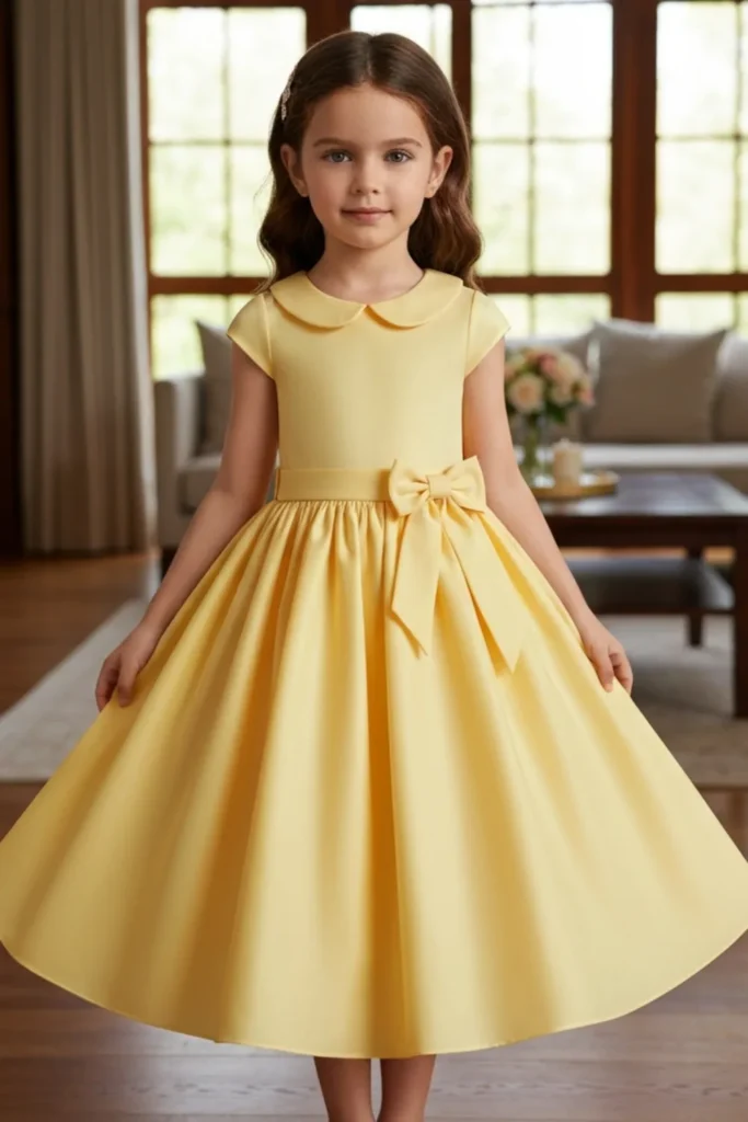 Girls Yellow Dress