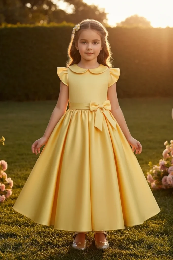 Girls Yellow Dress