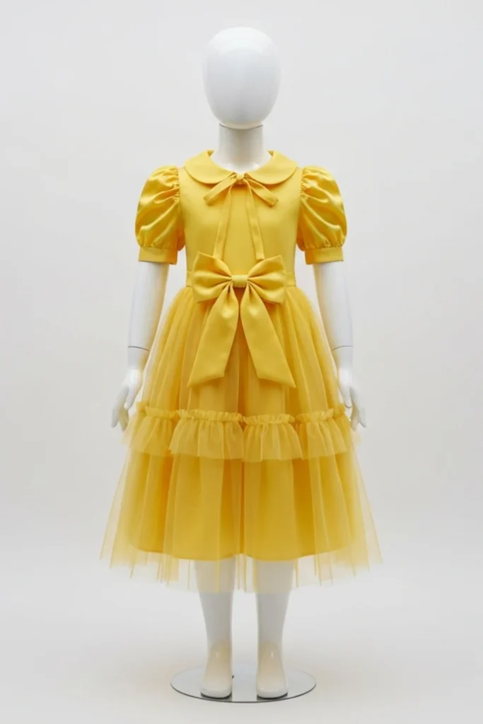 Girls Yellow Dress