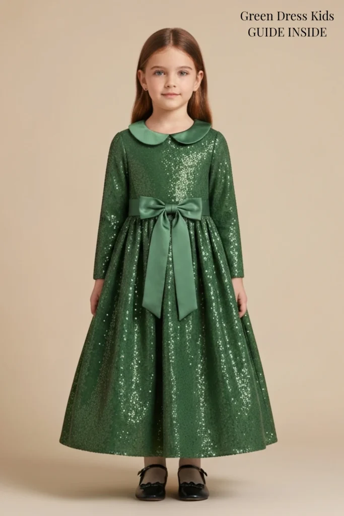 Green Dress Kids