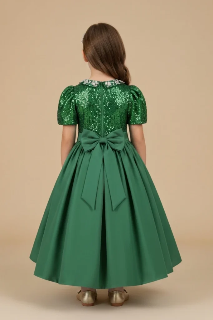 Green Dress Kids