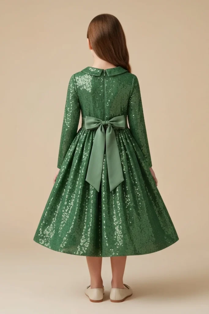 Green Dress Kids