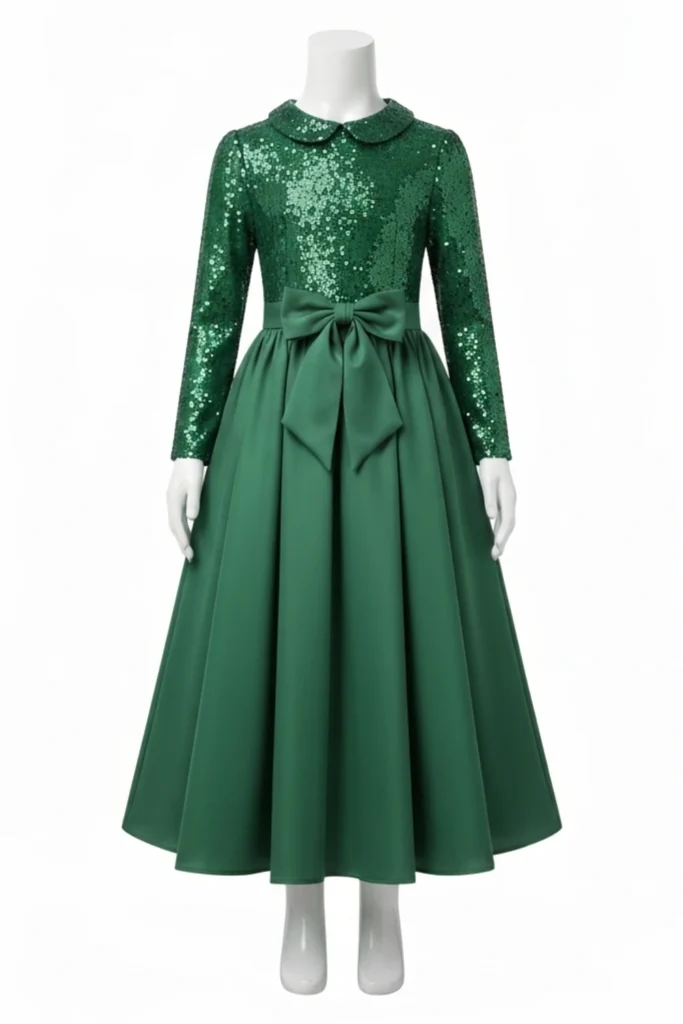 Green Dress Kids