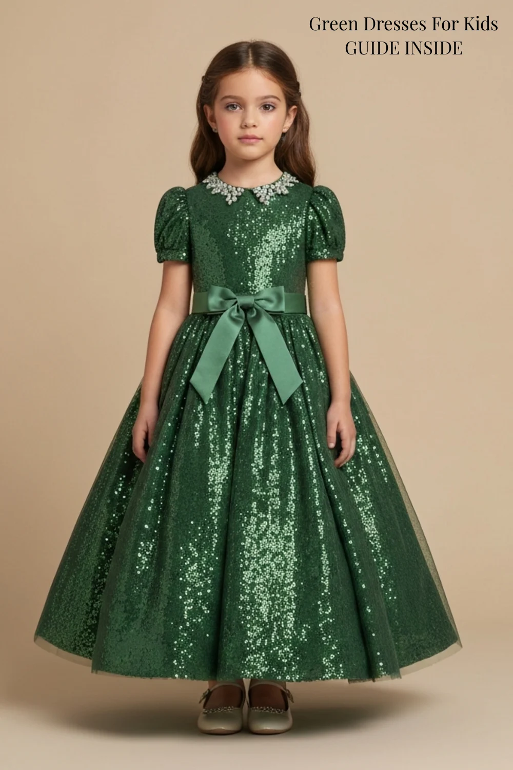 Green Dresses For Kids