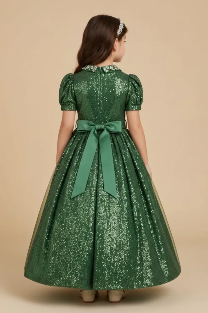 Green Dresses For Kids