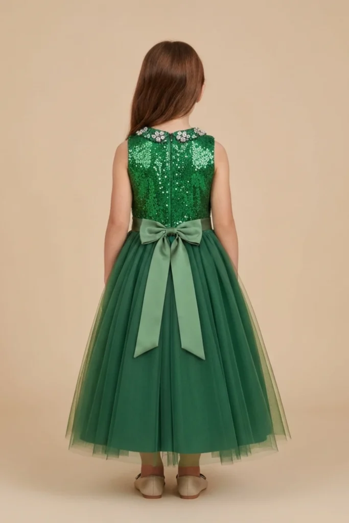 Green Dresses For Kids