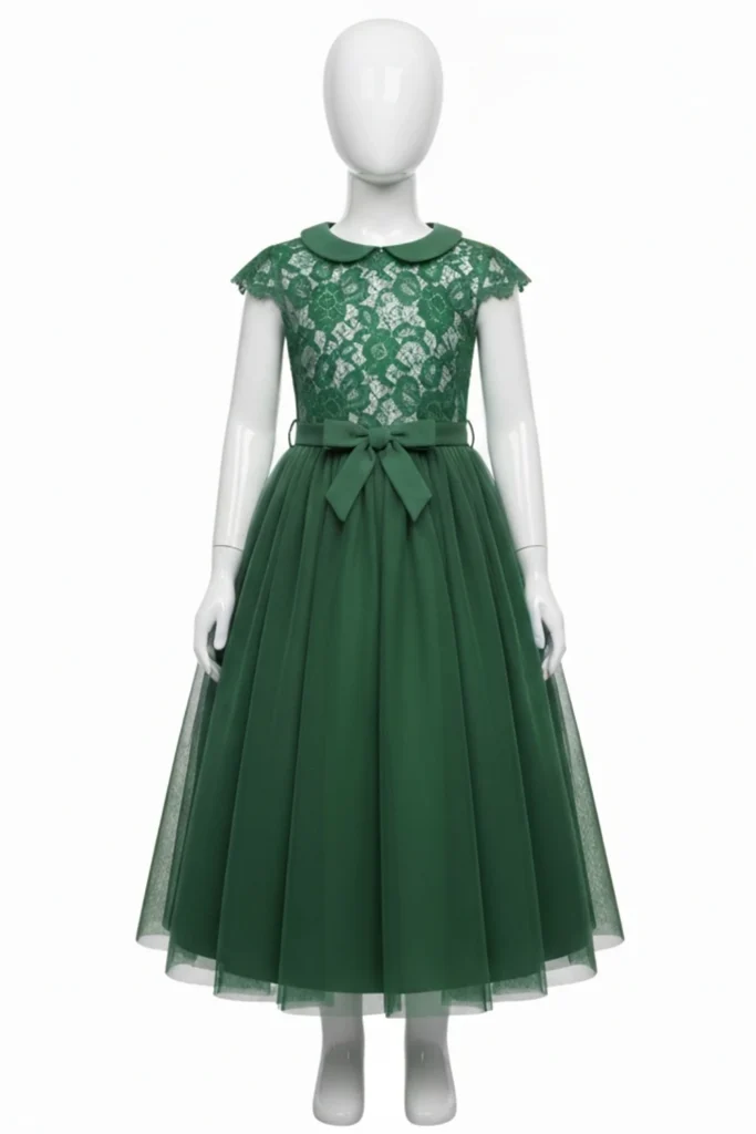 Green Dresses For Kids
