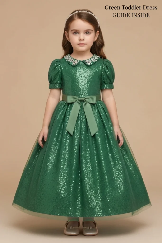 Green Toddler Dress