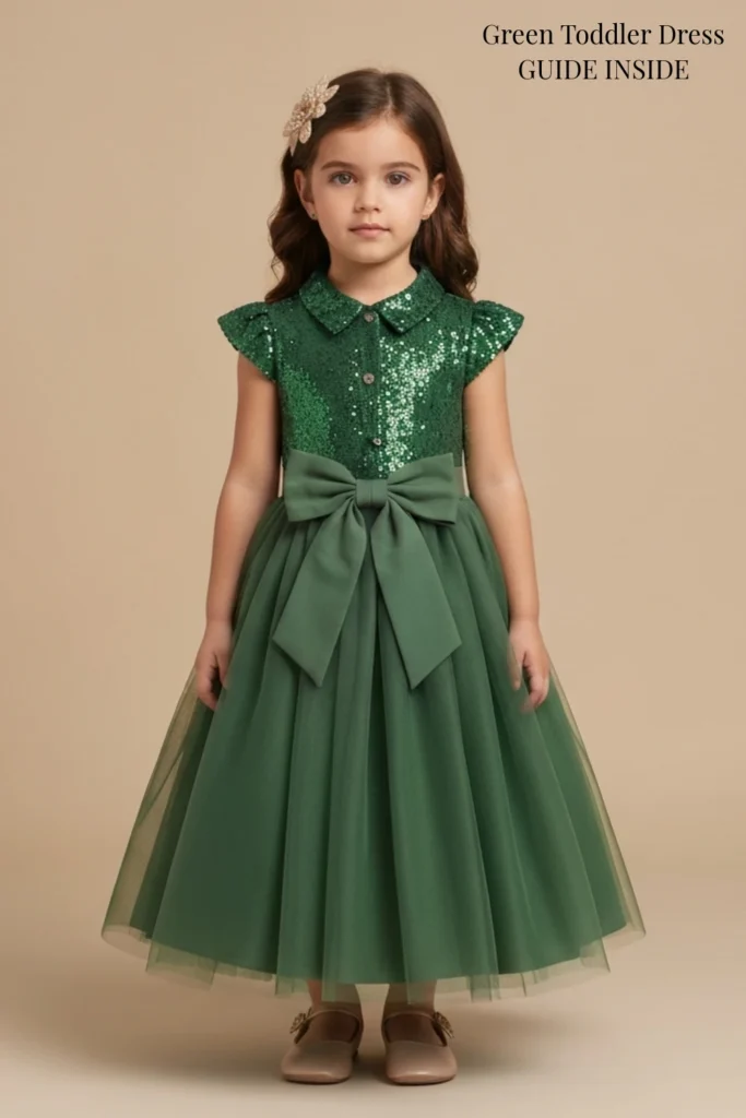 Green Toddler Dress