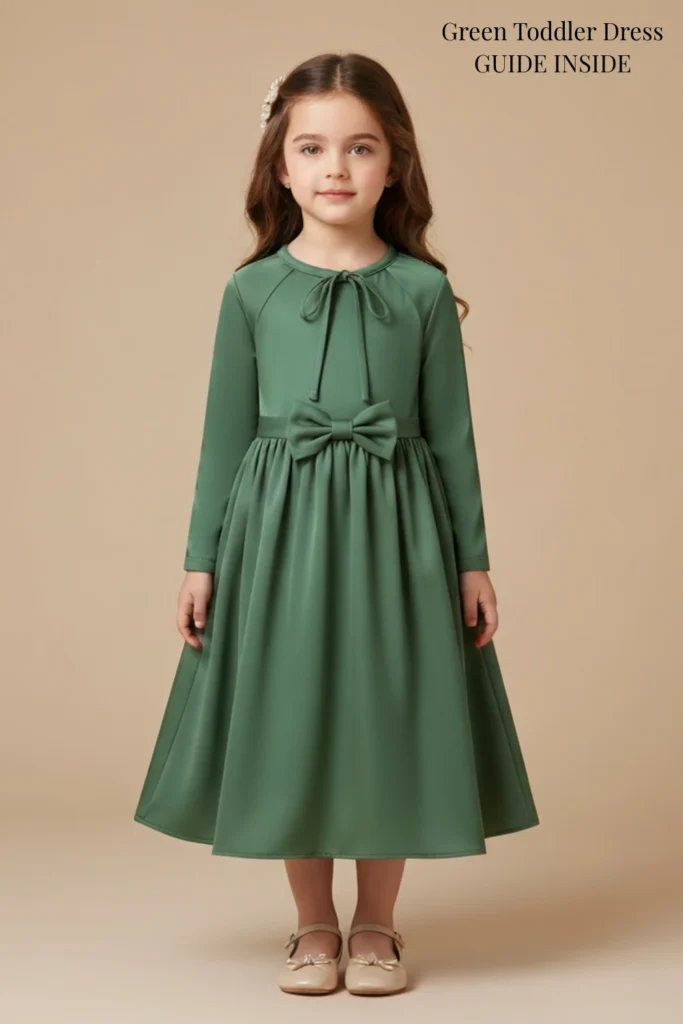 Green Toddler Dress