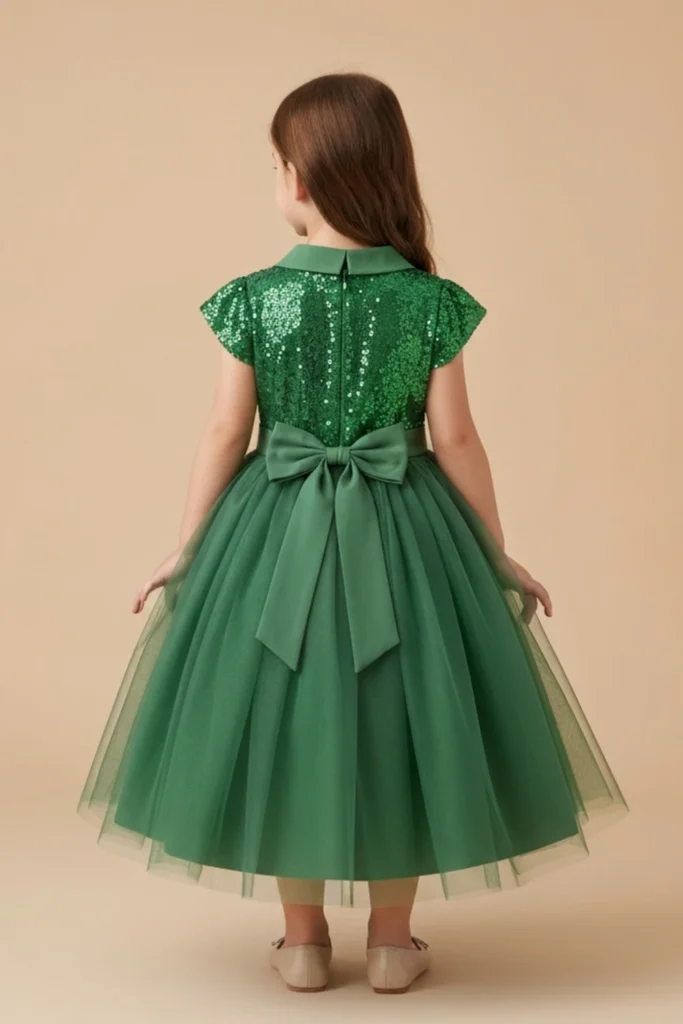 Green Toddler Dress