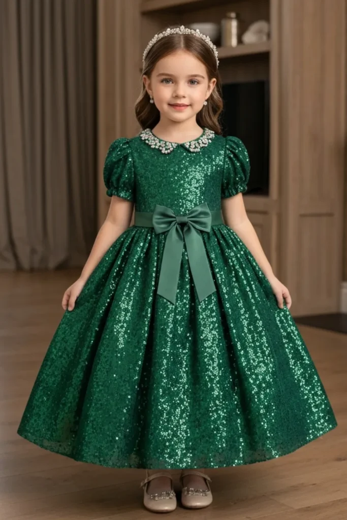 Green Toddler Dress