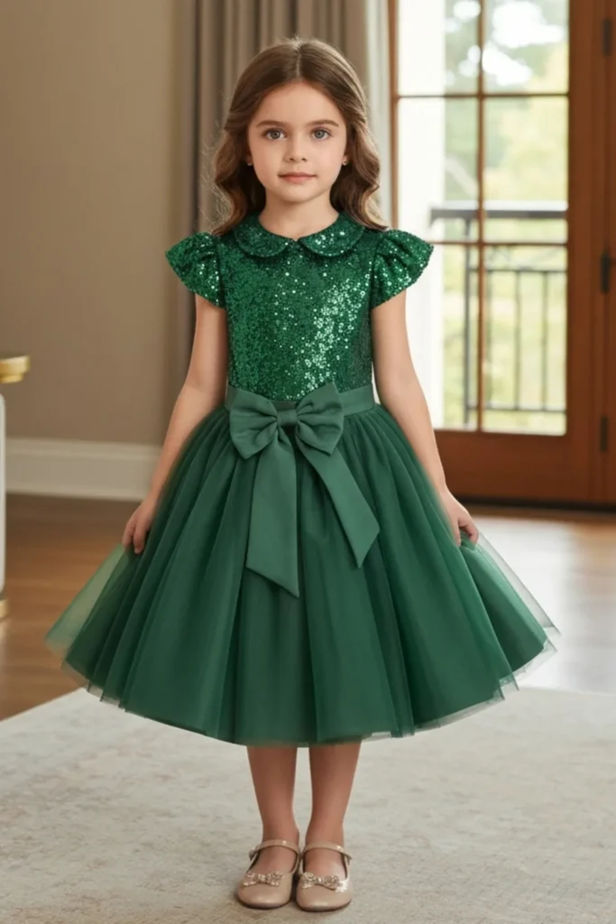 Green Toddler Dress