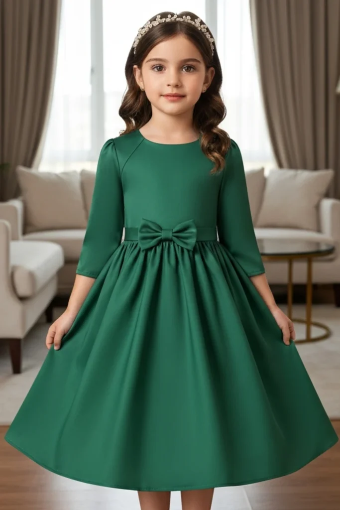 Green Toddler Dress