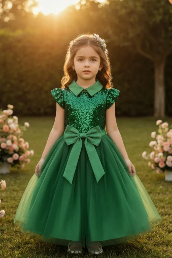 Green Toddler Dress