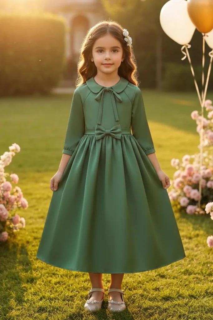 Green Toddler Dress