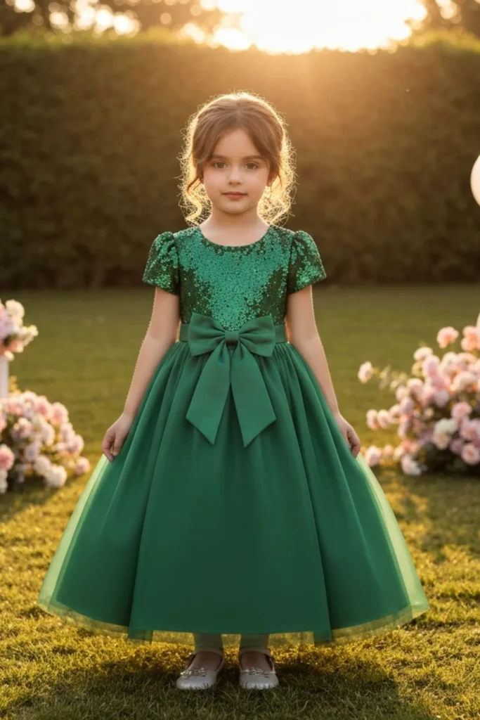 Green Toddler Dress