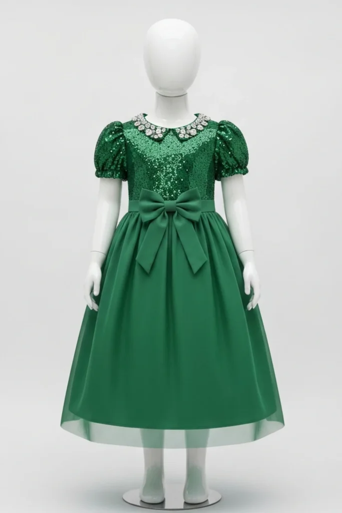 Green Toddler Dress