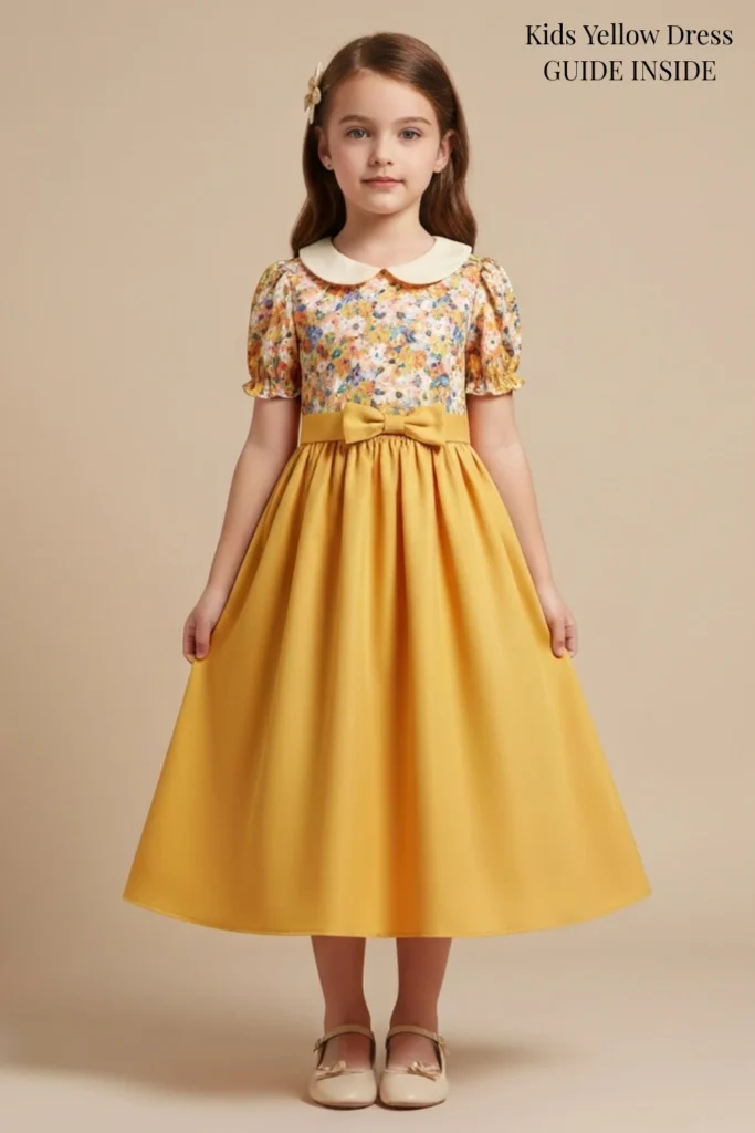 Kids Yellow Dress
