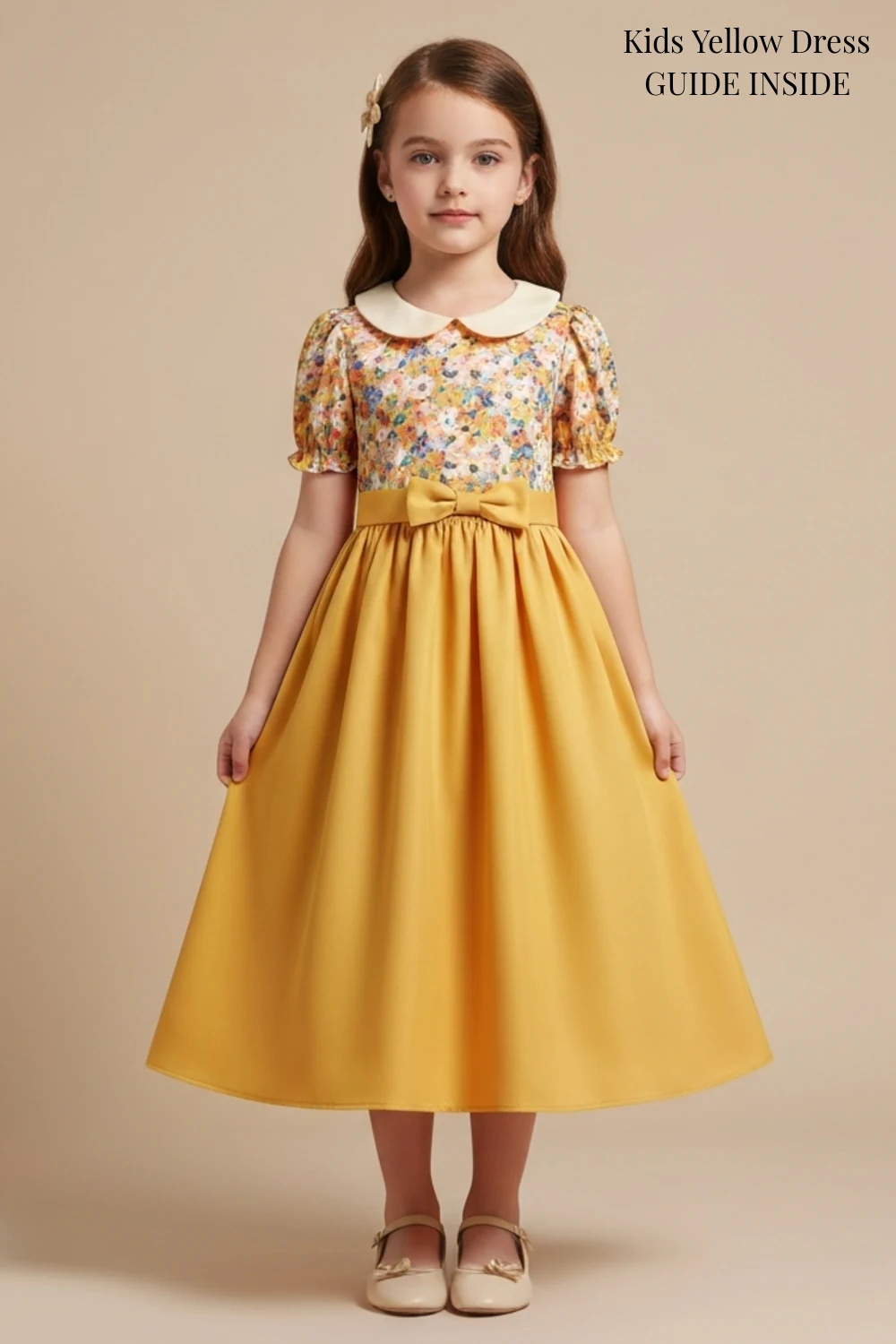Kids Yellow Dress