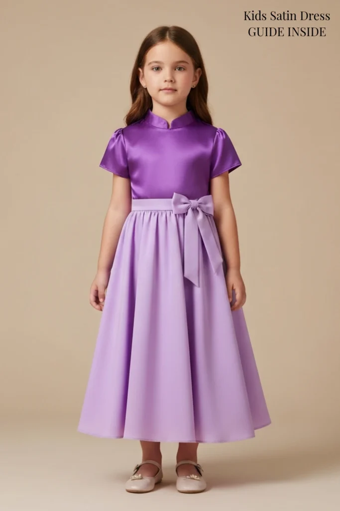 Kids Satin Dress