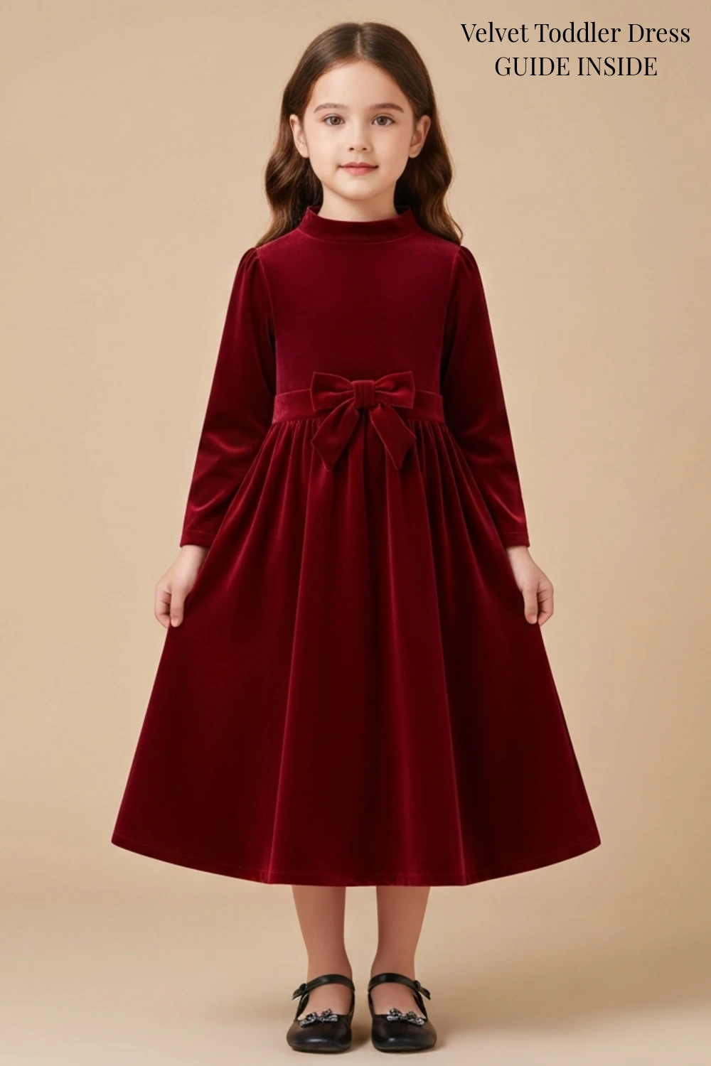 Velvet Toddler Dress