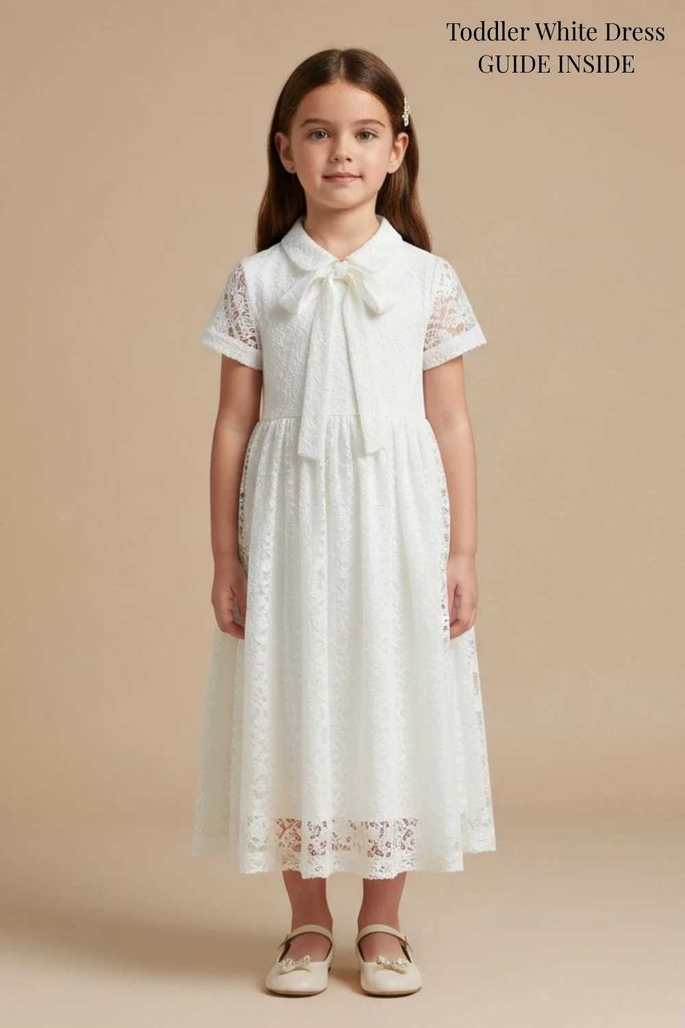 Toddler White Dress