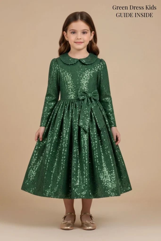Green Dress Kids