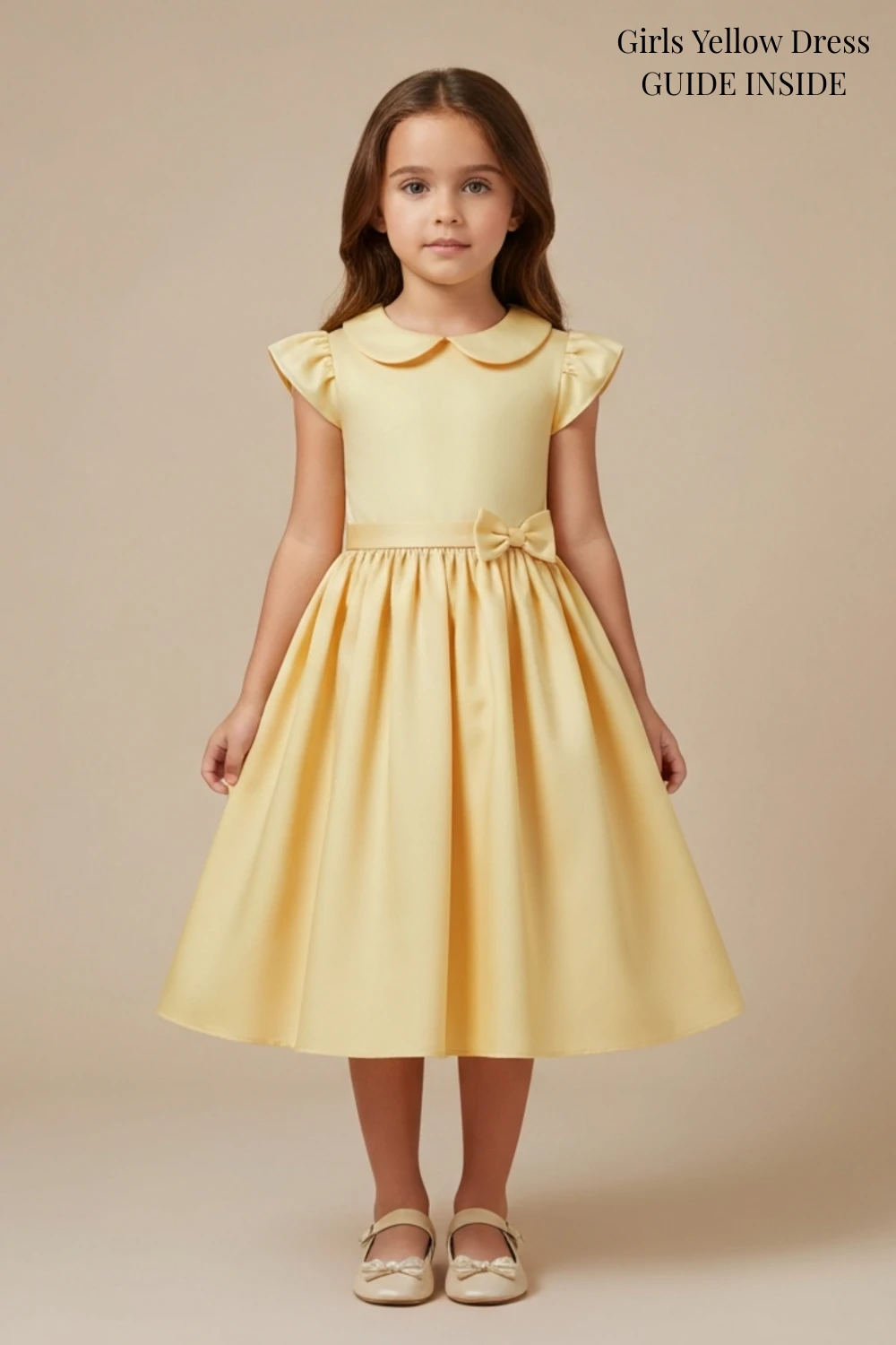 Girls Yellow Dress
