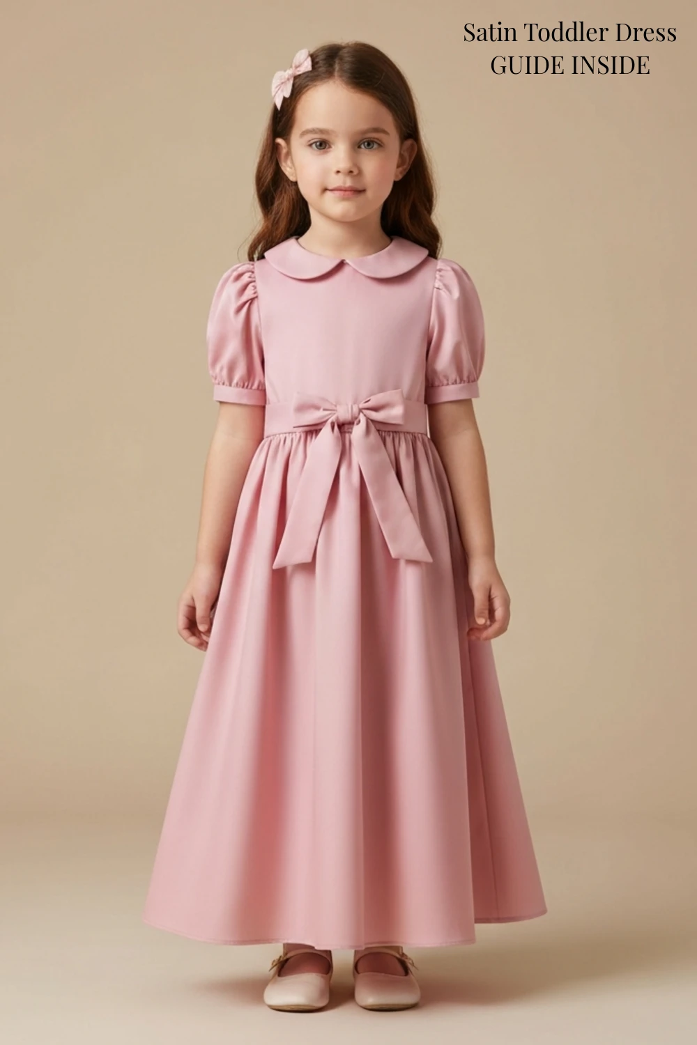 Satin Toddler Dress