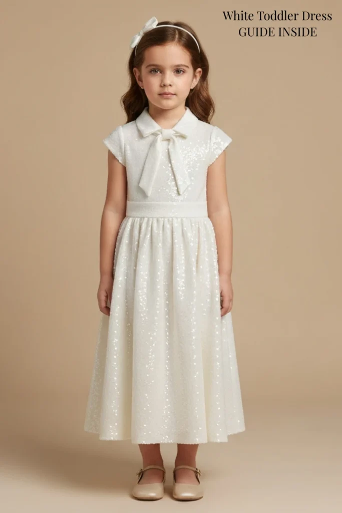 White Toddler Dress