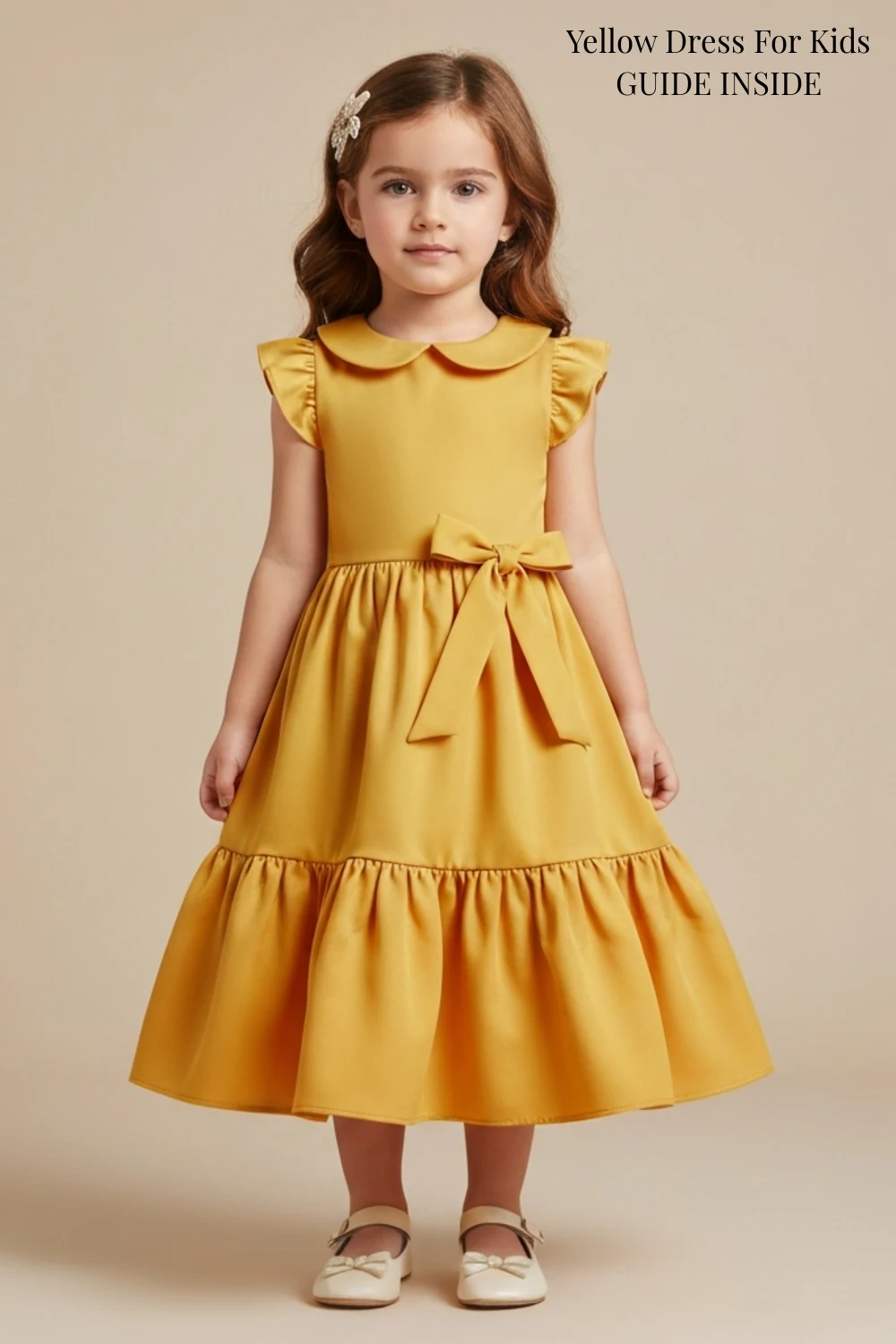 Yellow Dress For Kids