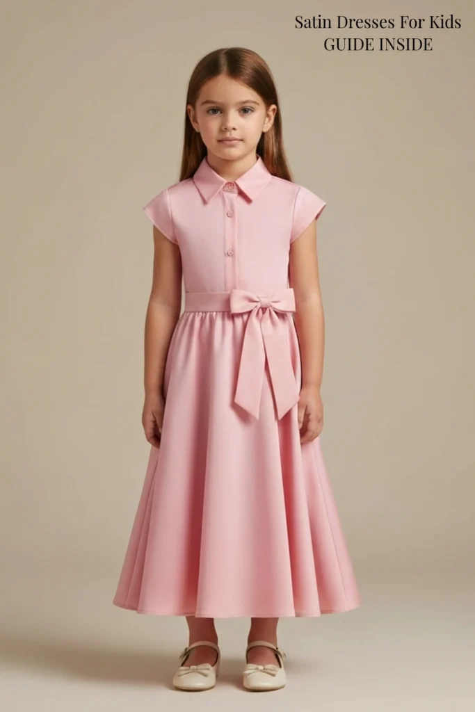 Satin Dresses For Kids