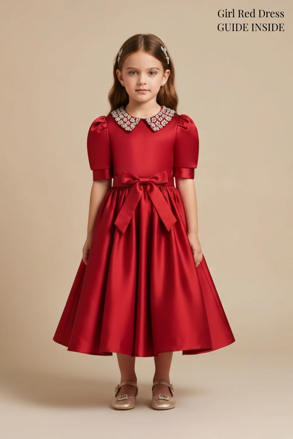 Girl Red Dress