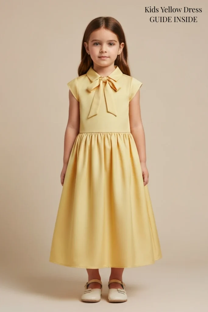 Kids Yellow Dress