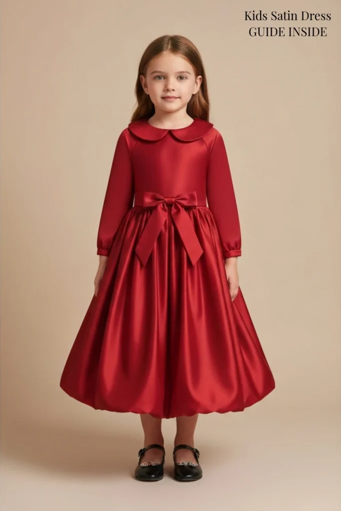 Kids Satin Dress