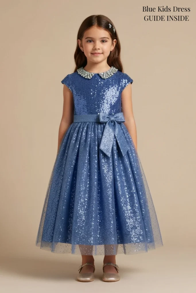 Blue Kids Dress