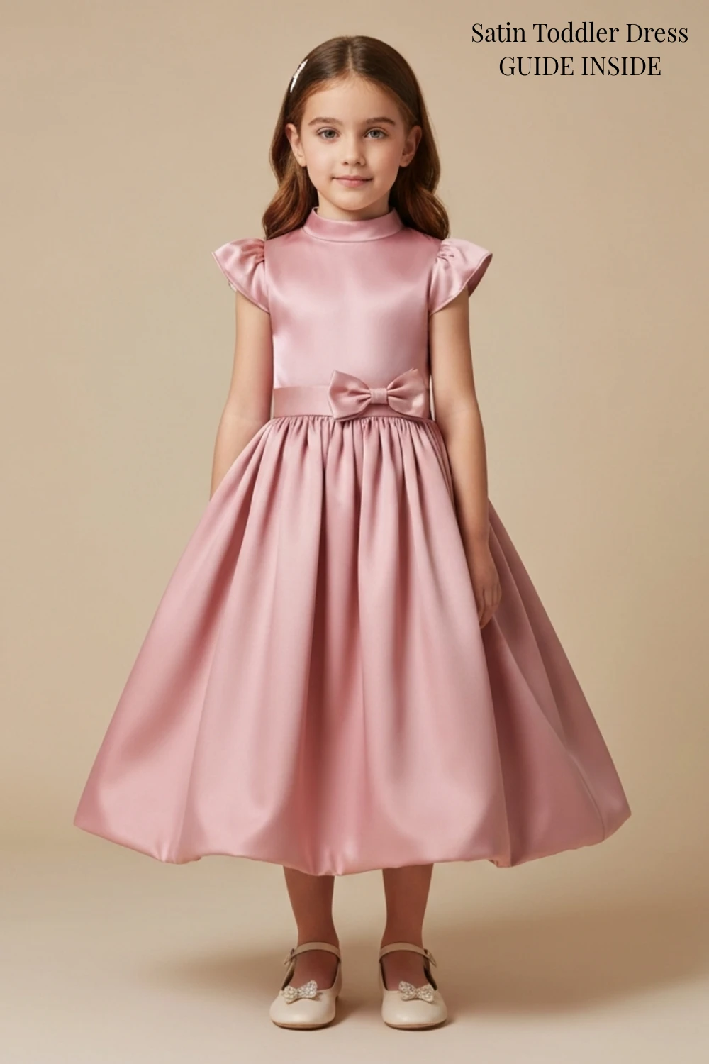 Satin Toddler Dress