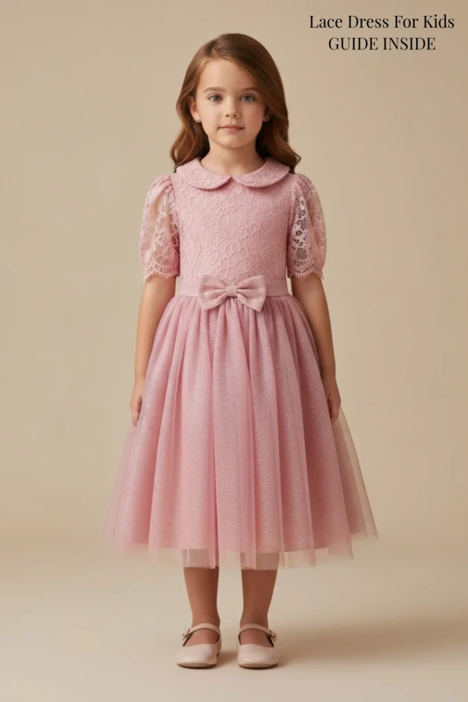 Lace Dress For Kids