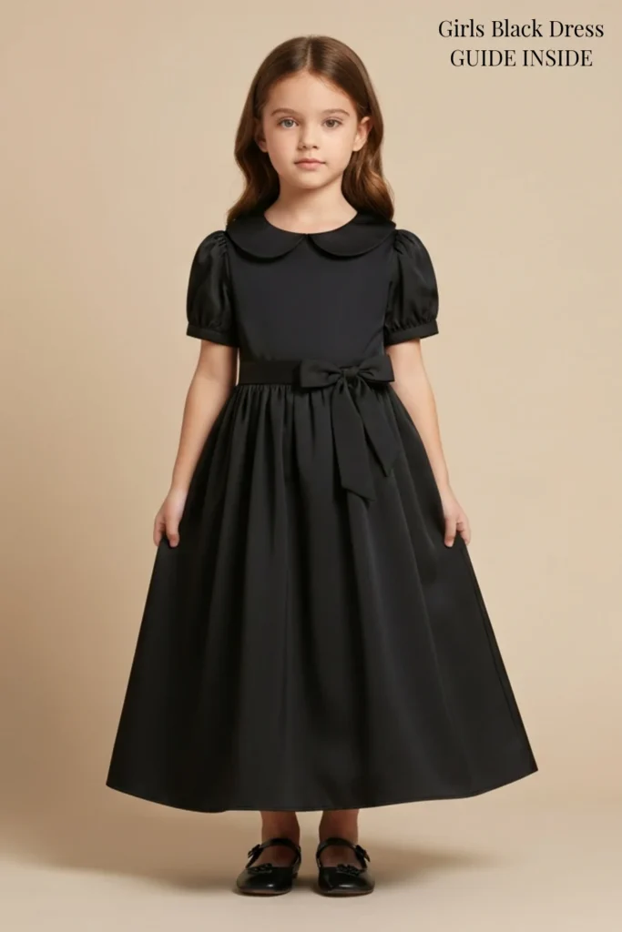 Girls Black Dress