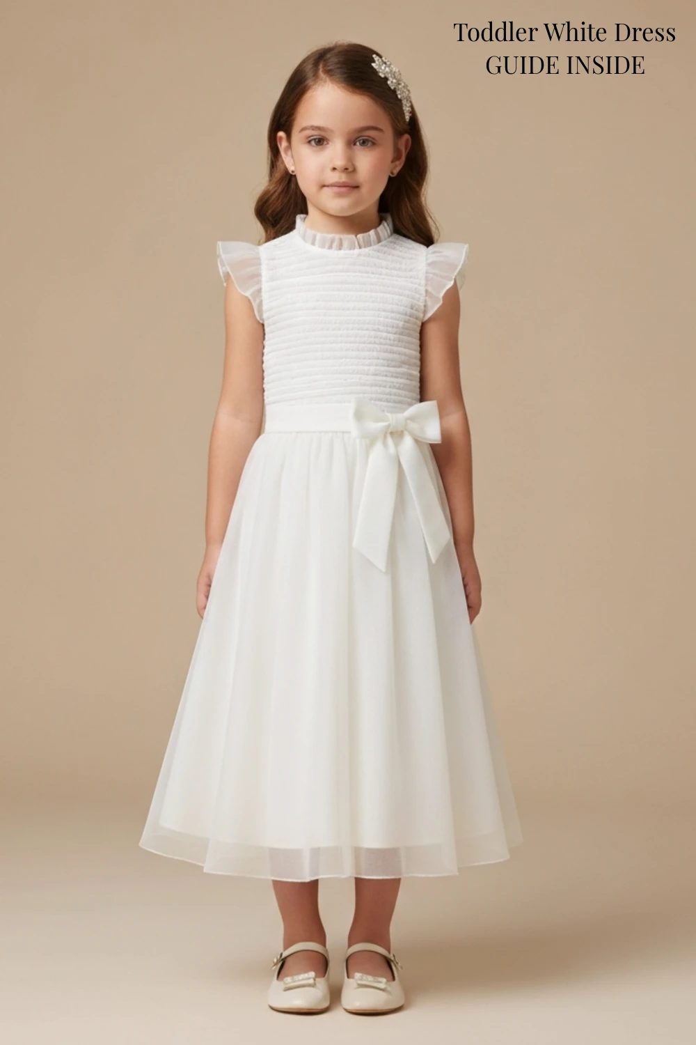 Toddler White Dress